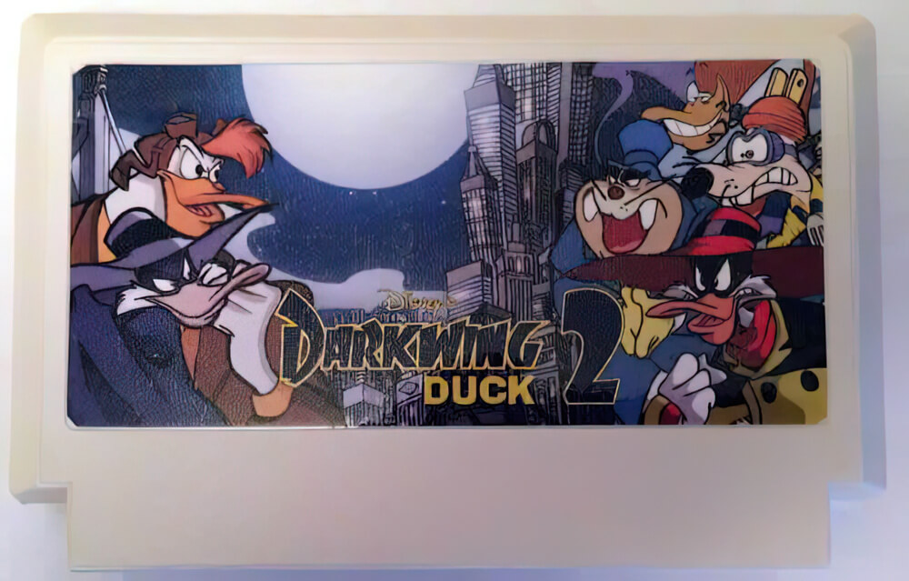 Пиратский картридж неофициальной игры Darkwing Duck 2 для Dendy